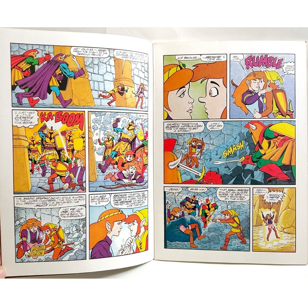 Vintage 1990 Nintendo Link The Legend of Zelda Comic Book Vol 1 No 3 Valiant 90s - Picture 4 of 6